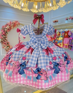 Vestido Xadrez Stitch na internet