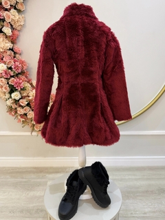 Casaco sobretudo pelúcia - comprar online