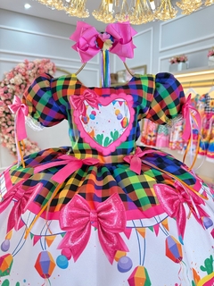 Vestido infantil junino caipira - comprar online