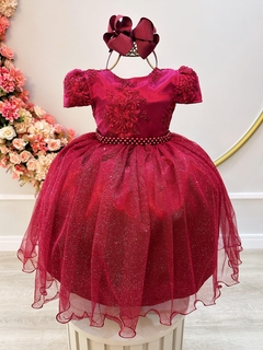 Vestido Marsala