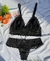 Imagem do Conjunto lingerie em renda sem bojo - Preto