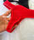 Calcinha Fio em Algodão - Vermelho - loja online