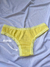 Calcinha Tanga em algodão - Amarelo - loja online