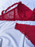Imagem do Conjunto com bojo e aro com renda Floral - Marsala