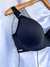 Sutiã Plus Reforçado com bojo e Alças Largas - Preto - Delux Lingerie