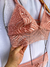 Conjunto lingerie em renda sem bojo - Rosa na internet