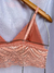 Conjunto lingerie em renda sem bojo - Rosa - comprar online