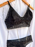 Conjunto lingerie em renda sem bojo - Preto - Delux Lingerie