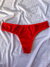 Calcinha Fio em Algodão - Vermelho - Delux Lingerie