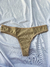 Calcinha Fio em Algodão - Bege - Delux Lingerie