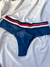 Calcinha Fio duplo cos com elástico - Marinho - Delux Lingerie