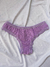 Calcinha Tanga em algodão - Lilas - loja online