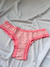 Calcinha Tanga em algodão - Rosa bebe - comprar online