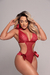Body em Renda Laço Vermelho Tallyta - comprar online