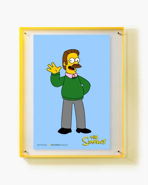 Regalo perfecto: Cuadro de Los Simpson – Ned Flanders - comprar online