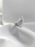 Anillo de plata .925 en forma de rombo con piedra ambar incrustada - Kloy