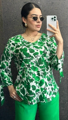 Blusa Nudo en Manga - Angela Boutique