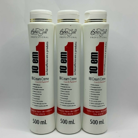 12 unidades Creme 10 em 1 Bela Gui 500ml