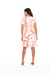 Vestido tunica estampado forrado - loja online