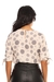 Blusa poa de meia manga com laço na internet
