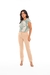 Imagem do Blusa estampa tulipa com botao