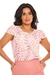 Blusa crepe estampada folhagem - Johana by Laura