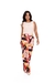 Pantalona de viscose estampa forrado com bolso - comprar online