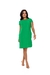 Vestido marrante liso tunica com bolso - comprar online