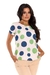 Blusa básica estampa de poá - Johana by Laura