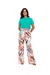 Pantalona de viscose estampa forrado com bolso - comprar online