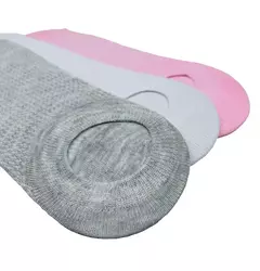 Kit 6 Pares Meia Feminina Soquete Invisível Colorida Cano Curto - loja online