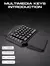 Imagem do Kit Mobilador Gamer Kit Gaming Teclado Mouse Jogos para Celular Conversor 3 em 1