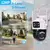 Cameras Vigilância Wifi 12MP 6K 8X Zoom ASECAM Ecrã duplo Ai Deteção humana - comprar online
