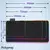 Universo rgb gaming mousepad espaço mouse esteiras led grande gamer mousepads x na internet