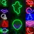 Luzes de néon de Halloween, alimentadas por USB/bateria, sala de jogos de festa - comprar online