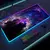 Imagem do Universo rgb gaming mousepad espaço mouse esteiras led grande gamer mousepads x