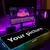 Universo rgb gaming mousepad espaço mouse esteiras led grande gamer mousepads x