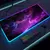 Universo rgb gaming mousepad espaço mouse esteiras led grande gamer mousepads x - Otimizy
