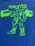 Camiseta Over Monster -Azul Bic - comprar online