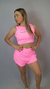 Shorts Fitness Sobrepor Pink na internet
