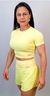 Croped Fitness Manga Curta - loja online