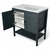 Hudson - Gabinete para Banheiro 80cm com Tampo Hudson Mazzu na internet