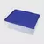 TUPPER TAPA AZUL CUADRADO 17L