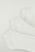 Kit 6 Pares Meias Sapatilha Atoalhada Essencial - Branca