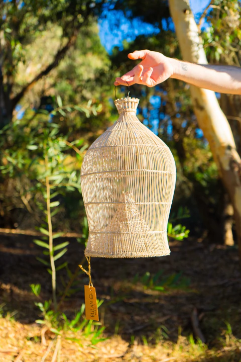 Lampara rattan