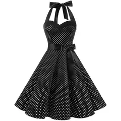 Vestido Retrô Audrey Hepburn - MELROSE Modas