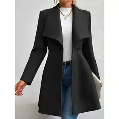 Casaco de Lã Lapela Longa - comprar online