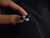 Anillo de Ovalo negro