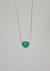 Colar Coração Esmeralda e Diamante na internet