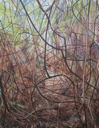 Adrian Paiva. Sin título, 200 x 160 cm